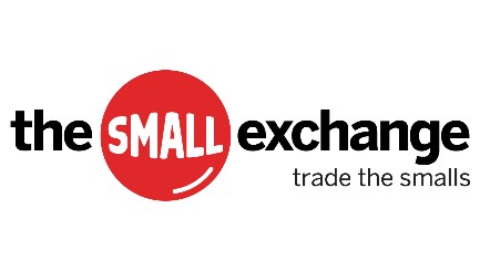 The Small Exchange logo with tagline "trade the smalls."