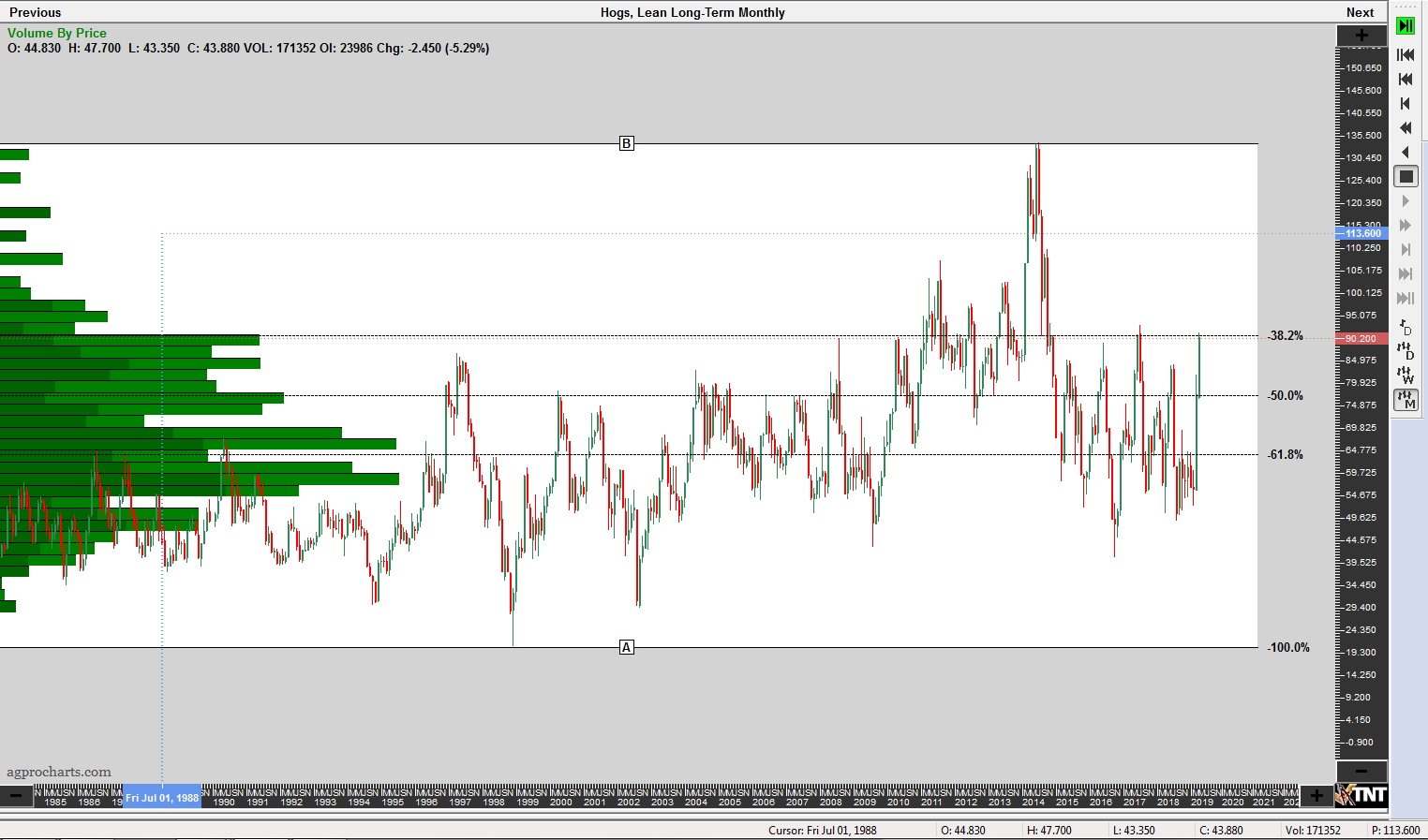 Lean Hog Futures Chart